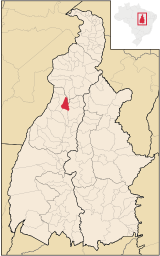 Localização de Itaporã do Tocantins no Tocantins