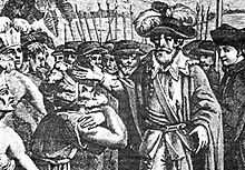 Tomé de Sousa arrives in Bahia, 16th century.