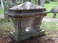 The tomb of Cecil Talbot,nee Matthew. Tomb of Cecil Talbot in the churchyard of St Nicholas.jpg