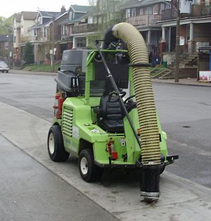 Toronto Works and Emergency Services street sweeper. Toronto Works Street Sweeper.jpg