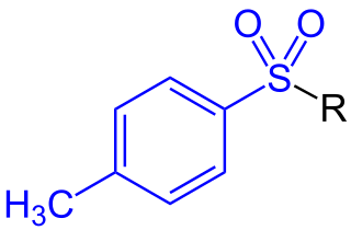 <span class="mw-page-title-main">Tosyl group</span> Chemical group (–SO₂–C₆H₄–CH₃)