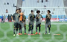 Training Brazilian national team before the match against Croatia at the FIFA World Cup 2014-06-11 (20).jpg