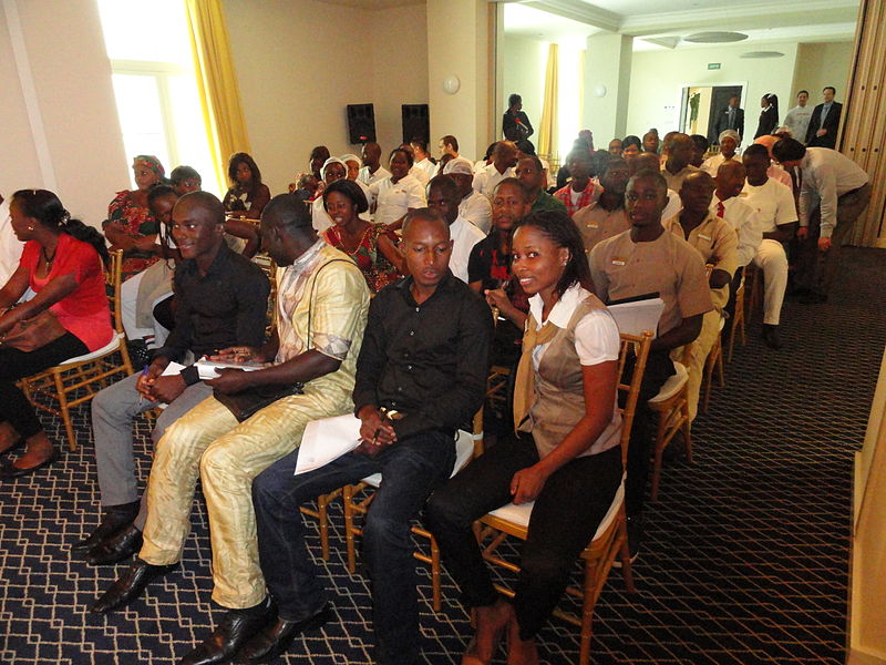 File:Training hotel employees in Guinea.jpg