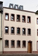 Historical building (1760) Krahnenstraße 6 in Trier, Germany.