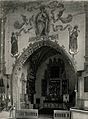 Chor und Ostwand der katholischen Pfarrkirche St. Laurentius (ca. 1912)