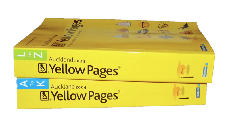 File:Two-volume Yellow Pages® directory for Auckland, New Zealand.png