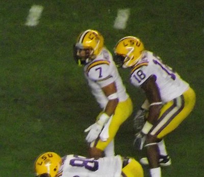 Mathieu (#7) with the LSU Tigers