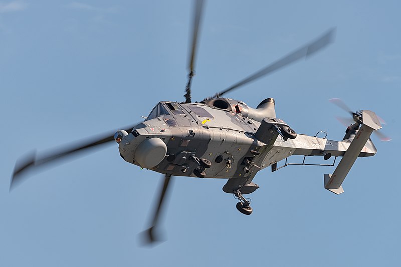 File:UK RN Black Cats AgustaWestland AW159 Wildcat HMA2 ZZ515 ILA Berlin 2016 03.jpg