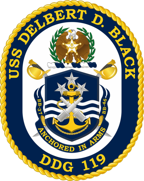 File:USS Delbert D. Black (DDG-119) Crest.png