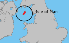 Položaj  Otok Man  (zelena)