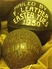 Uppies and Downies balls hailed in 1871 and 1950. Uppies and Downies balls.jpg