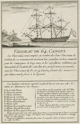 French ship <i>Raisonnable</i> (1756) Eighteenth century naval vessel