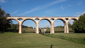 Het viaduct in september 2018.