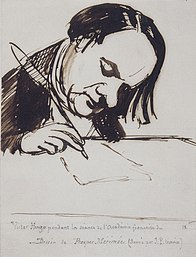 Victor Hugo, dessin de Mérimée.jpg