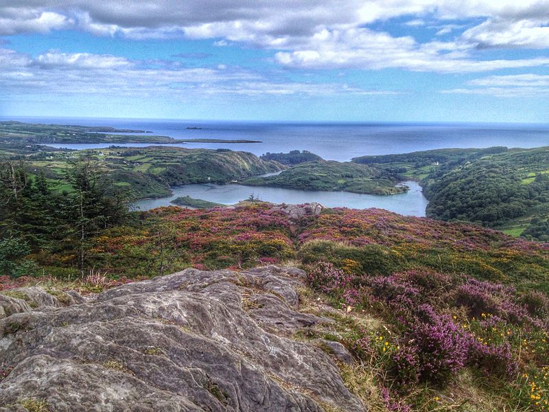 File:View From The Hilltop at Lough Hyne - Ed Fitzgerald.jpg