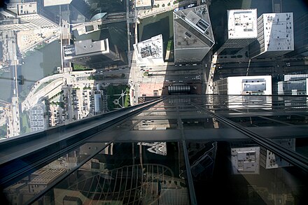 440px View Down From The Sears Willis Tower Skydeck 