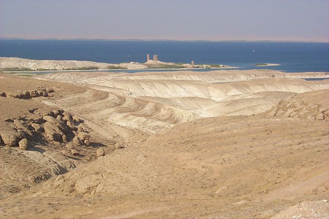 Ruins of Balis (pictured in 2005) on the Euphrates River. Between 1009 and 1022, Salih laid the foundations of his emirate by capturing a string of fo