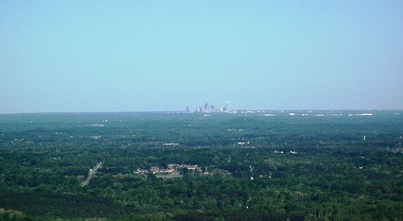 File:View of Charlotte from Crowders Mountain - panoramio.jpg