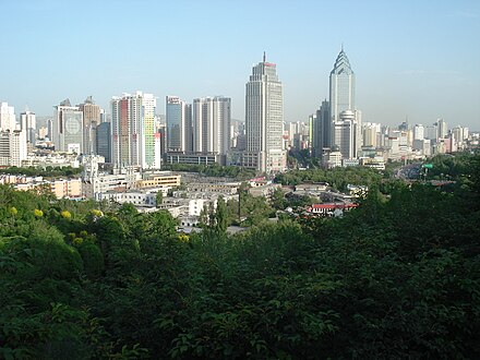 City skyline from Hongshan Park