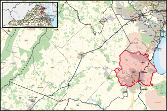 District map Virginia's 27th Senate district (since 2024).svg
