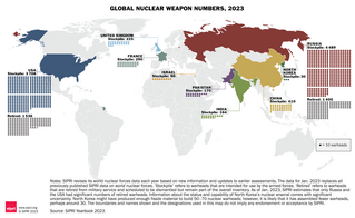 Global nuclear stockpiles, January 2023 WNF Map 2023.png