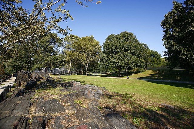 Crotona Park, one of the largest parks in the South Bronx