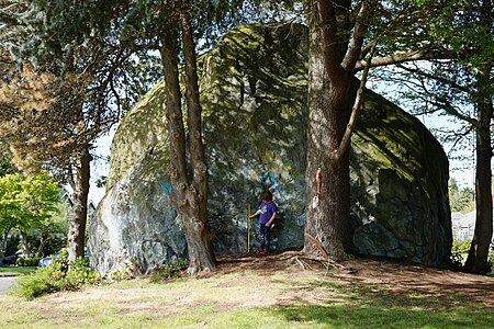 Wedgwood Rock, yardstick