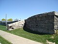 The aqueduct crossing Welland River in Welland