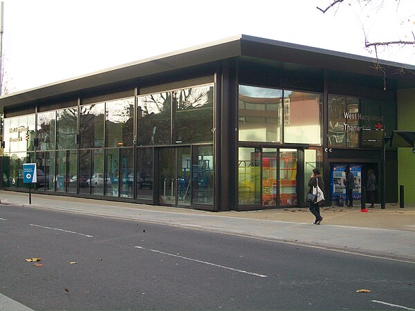 New station building which opened in November 2011