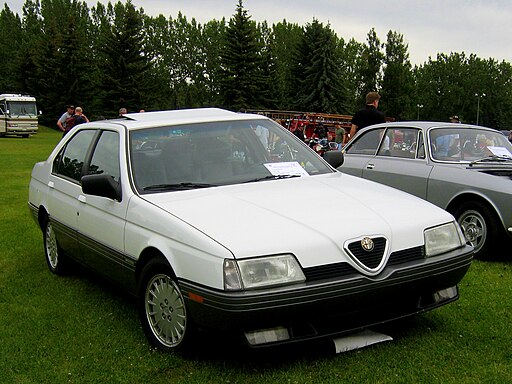 White Alfa Romeo 164