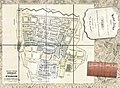 English: Map of Vienna, Neubau, ca. 1830 Deutsch: Karte von Wien, Neubau, ca. 1830