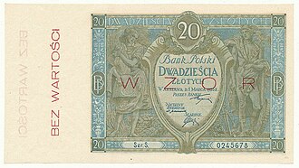 Wzór 20 złotych 1926 awers.jpg