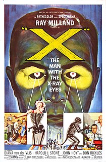 <i>X: The Man with the X-ray Eyes</i> 1963 science fiction/horror motion picture directed by Roger Corman