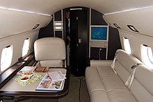 YK-40 business aircraft interior