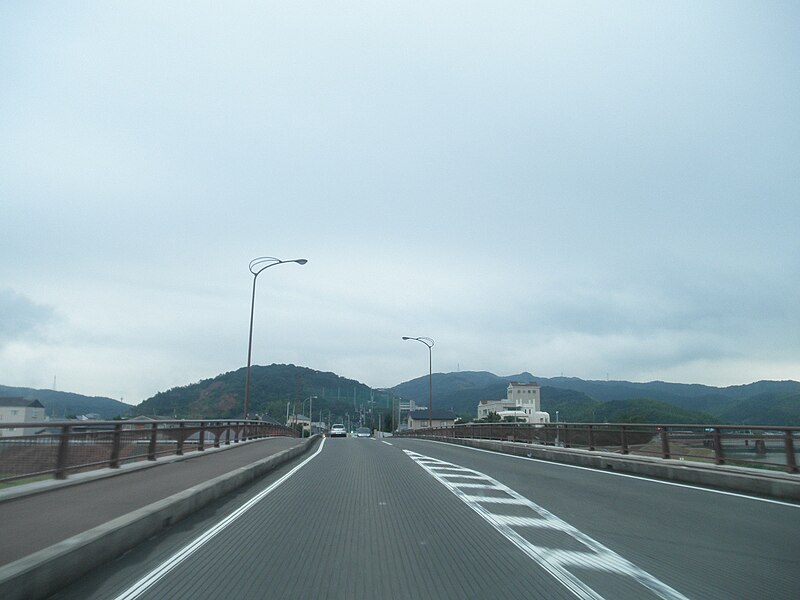 File:Yokomitown 中川原 Anancity Tokushimapref Tokushimaprefectural road 27 Anan Nakagawa line.jpg