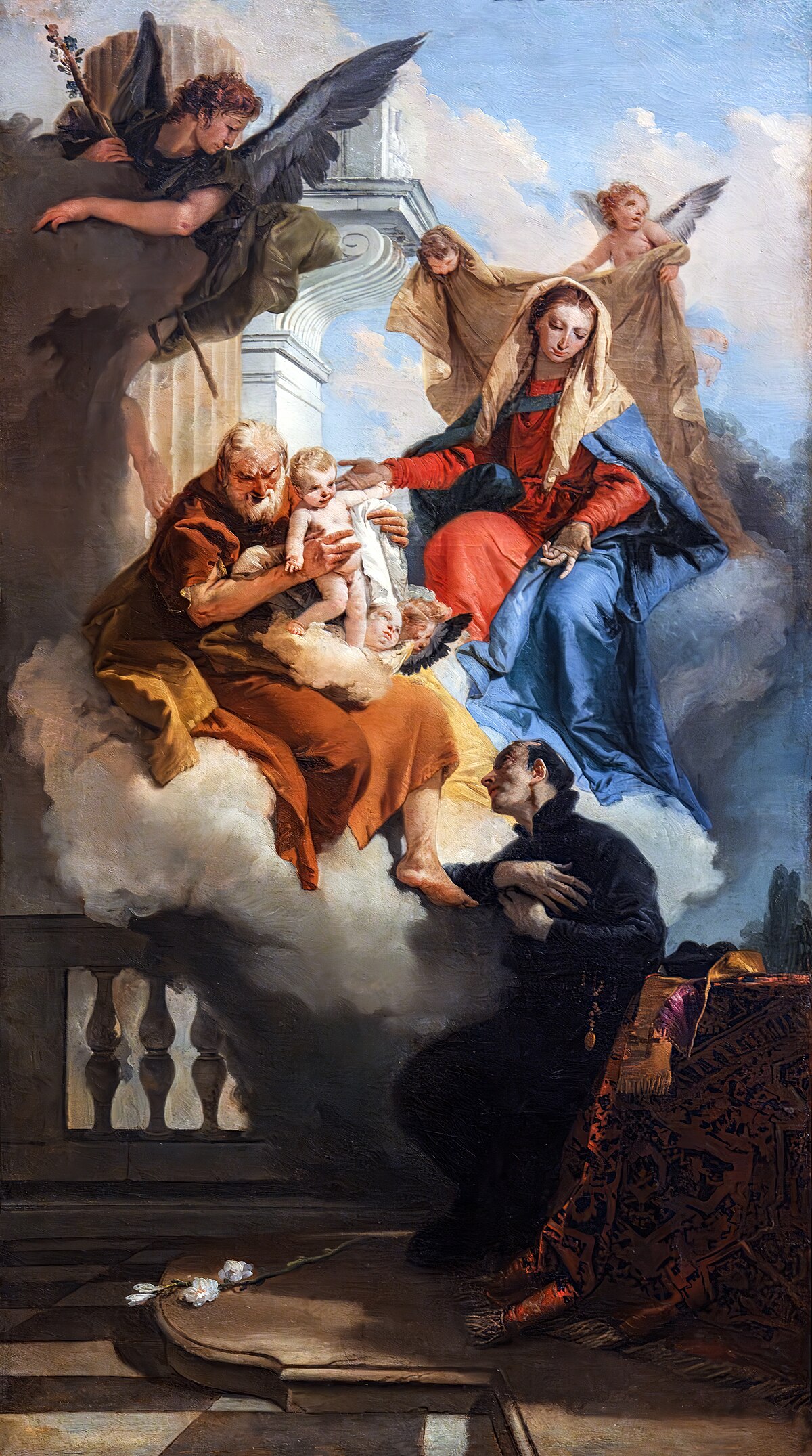 File:(Venice) Saint Cajetan's Vision of the Holy Family by Giambattista  Tiepolo - Gallerie Accademia.jpg - Wikipedia