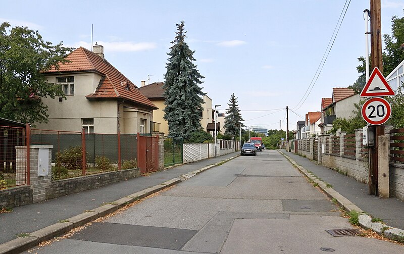 File:Švabinského street, middle part II, Praha.jpg