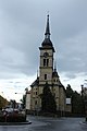 Čeština: Žatecký evangelický kostel. This is a photo of a cultural monument of the Czech Republic, number: 104351. Památkový katalog  · MIS  · hledat obrázky  · hledat seznamy  · Wikidata