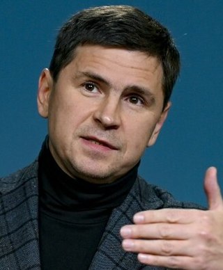 <span class="mw-page-title-main">Mykhailo Podolyak</span> Ukrainian presidential adviser (born 1972)