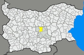 Placering af Kazanlak