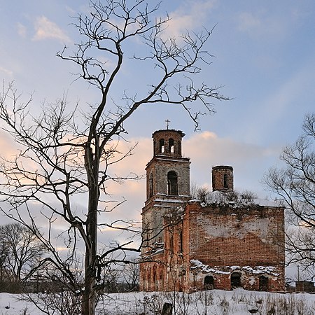 26. Смоленская церковь, Устье, Ярославская область. Автор — Николай Васильевич Белавин