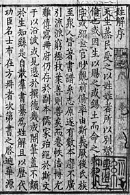 A page from a printed Song publication in a regular script typeface, which resembles the handwriting of Tang-era calligrapher Ouyang Xun (557-641) Zhe Jiang Xing Jie 1.jpeg