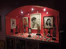 Some of Nora Aunor's Acting Trophies displayed at Mowelfund Museum 02933jfMowelfund Plaza Museum Film Institute Zamboanga Quezon Cityfvf 16.jpg