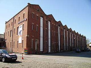 1830 warehouse, Liverpool Road railway station Nineteenth-century warehouse, part of the Liverpool Road railway station complex
