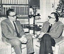 A 1964 photo showing Fabbri and Luigi Silori.