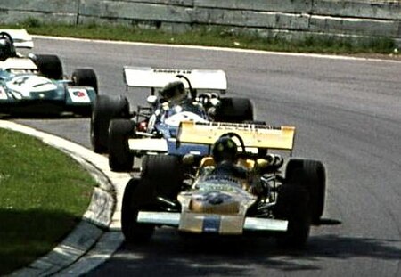 Wilson Fittipaldi in a March competing in F2 in 1971 at Crystal Palace.