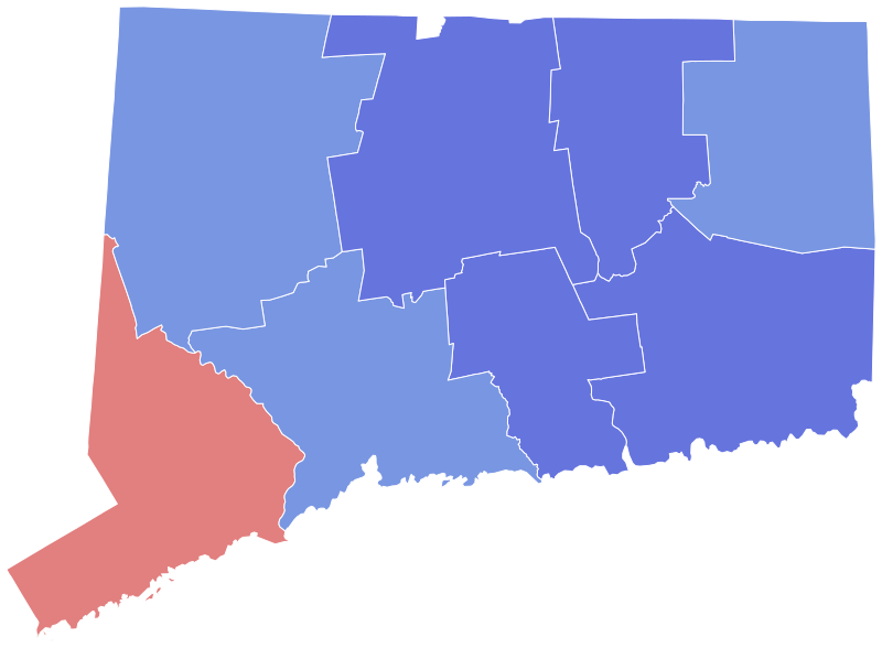 File:1980 United States Senate election in Connecticut results map by county.svg