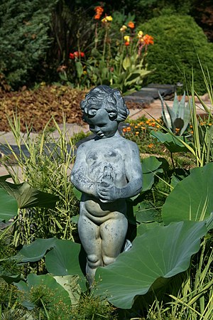 Cherub at Duke Gardens