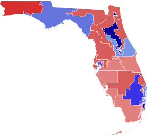 2008 US House of Representatives Elections in Florida by district.svg