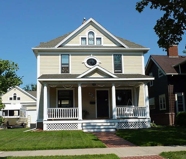 The John A. Johnson House is listed on the NRHP.